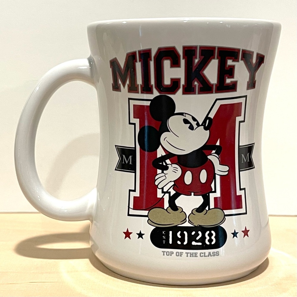 Disney Mickey Mouse 1928 Top of the Class Mug EUC